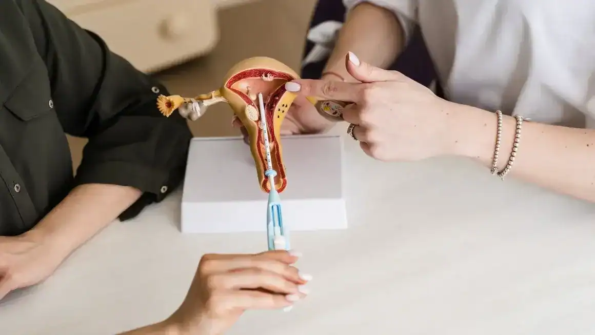 IUD (Intrauterine Device) adalah alat kecil berbentuk T yang dimasukkan ke dalam rahim untuk menghalang kehamilan.