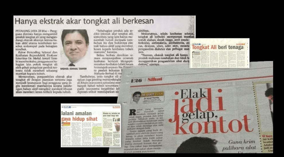 Keratan akhbar Dr. Ismail Tambi