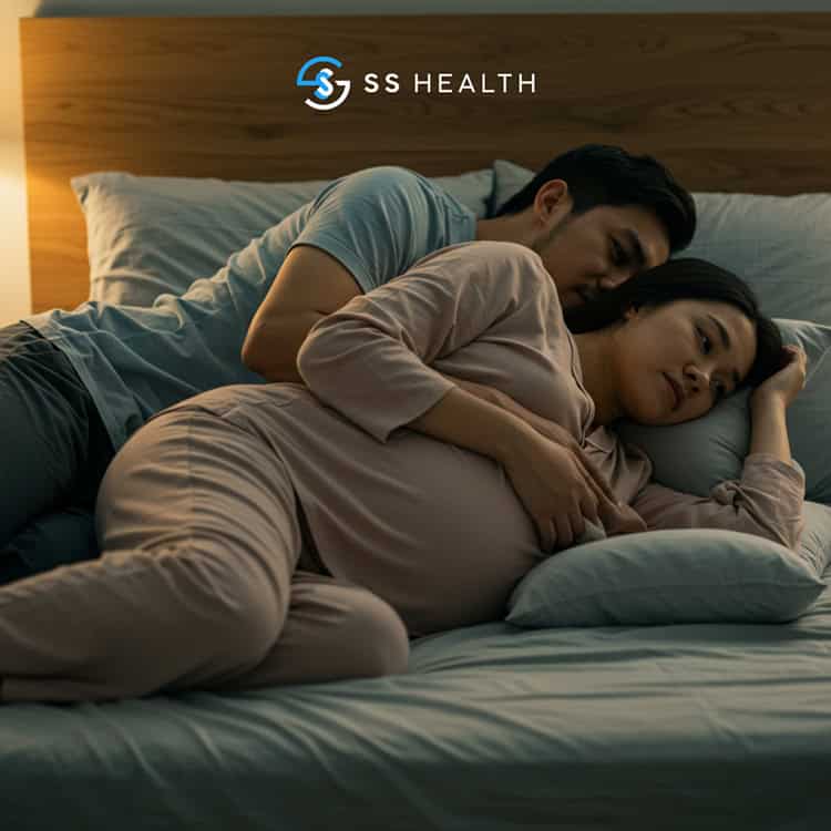 posisi seks hamil - spooning sex