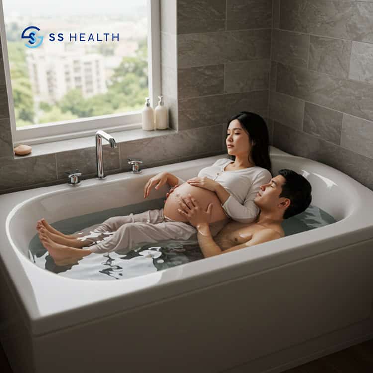 posisi seks hamil - floating pregnant position