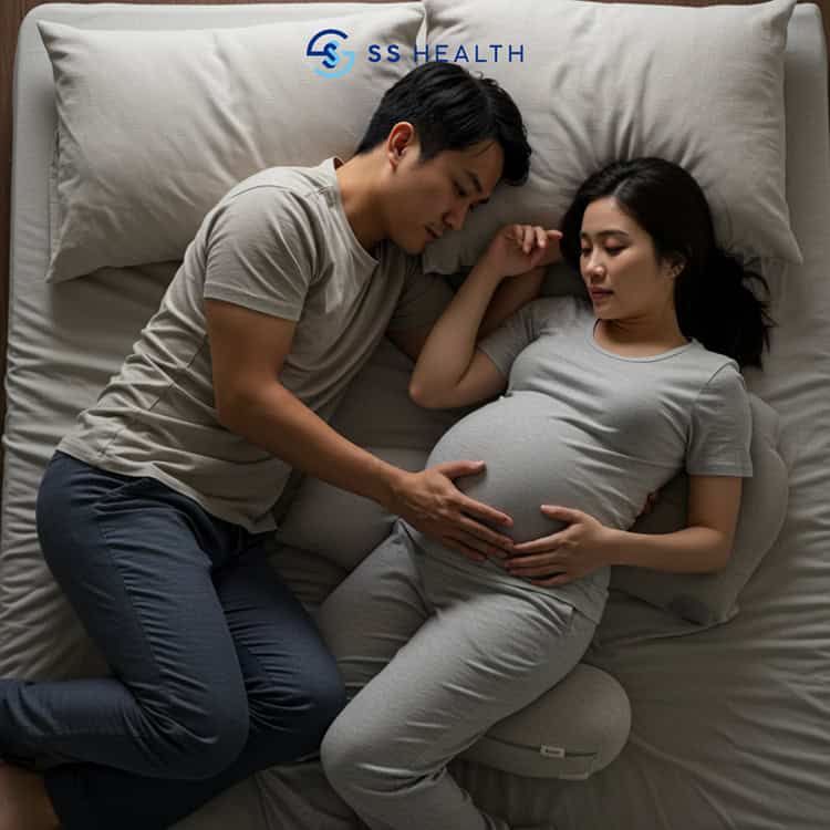 Posisi seks hamil - side by side sex