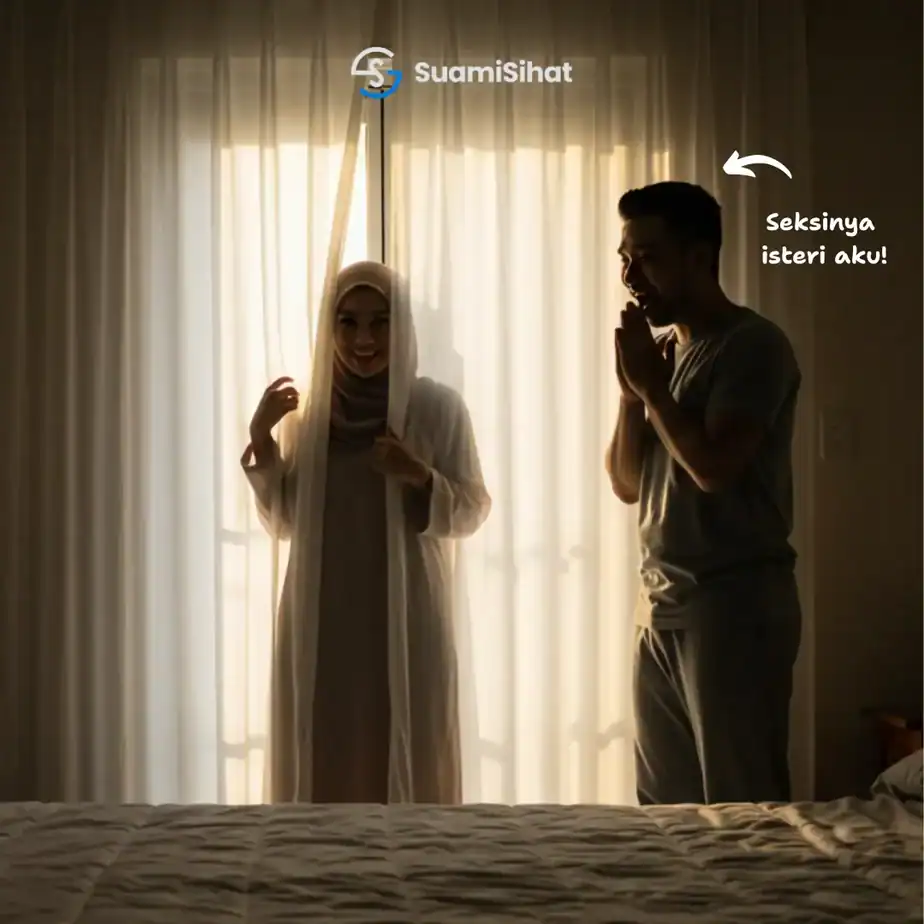Suami happy tengok isteri seksi