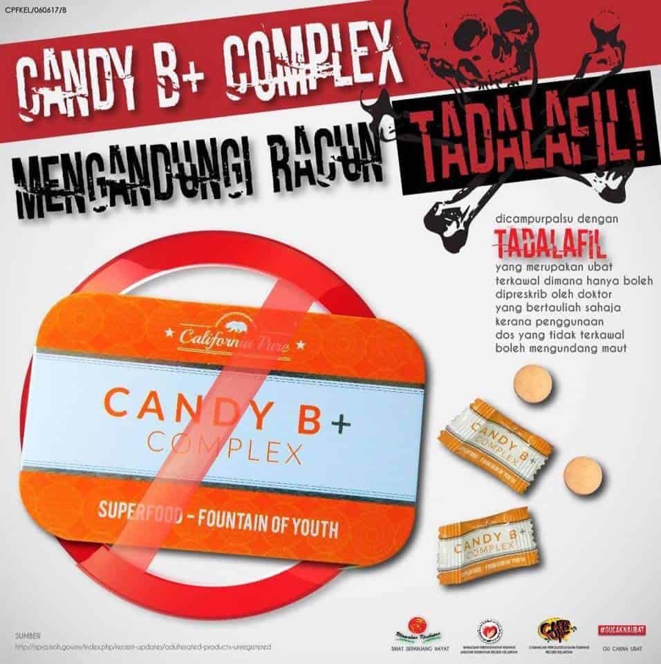 BAHAYA CANDY B COMPLEX - Sayangi Jantung & Buah Pinggang Anda.