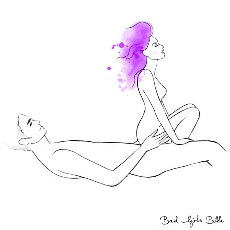 posisi seks hamil - side saddle