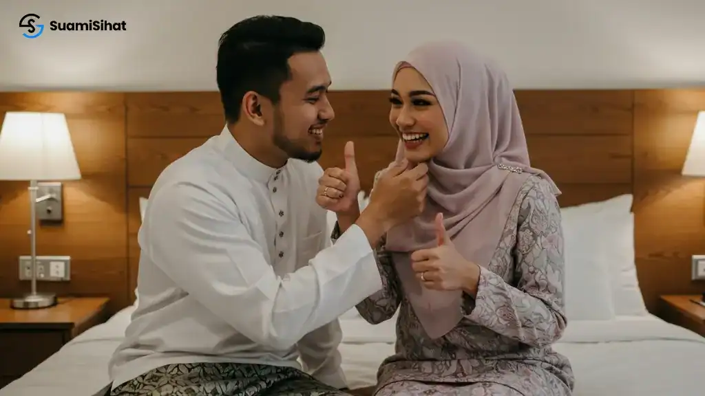 Isteri gembira suami berjaya ajarkan ilmu seks