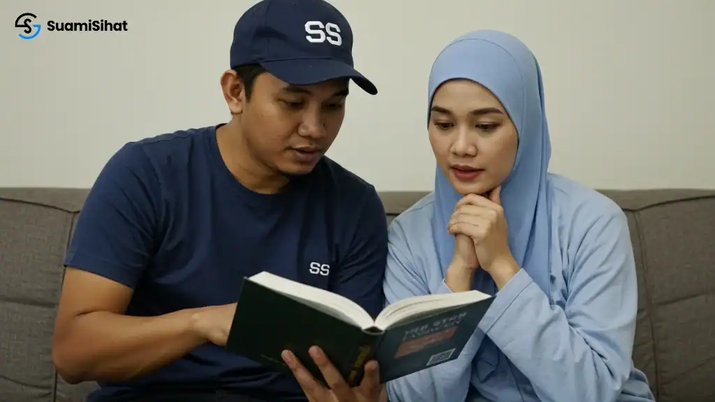 Suami -ajarkan -isteri -ilmu -seks -melalui -buku