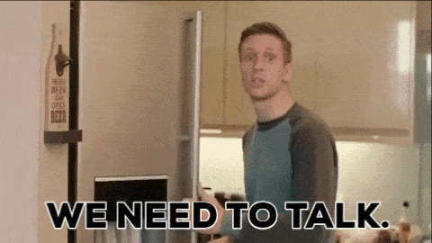 We Need To Talk Fah GIF by FoilArmsandHog (1)