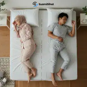 Posisi tidur back to back no touch