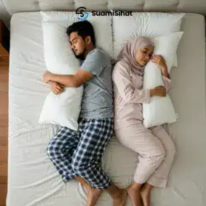 posisi tidur hug sandwich