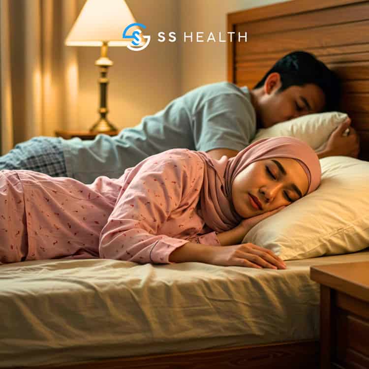 Isteri puas tidur lena selepas usami berjaya tawan g-spot isteri