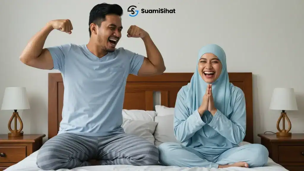 Suami -tunjuk -kuat -dihadapan -isteri