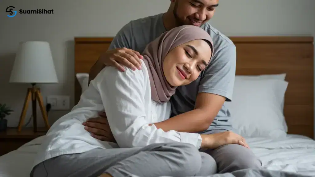 Isteri -merasa -puas -capai -klimaks -dalam -berhubungan