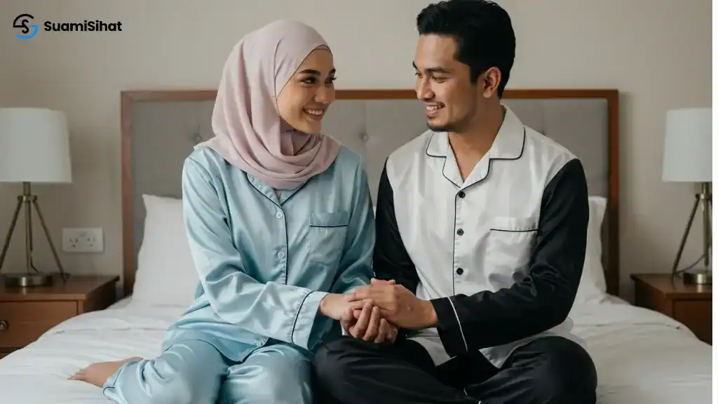 Suami -isteri -tak -sabar -di -atas-ranjang