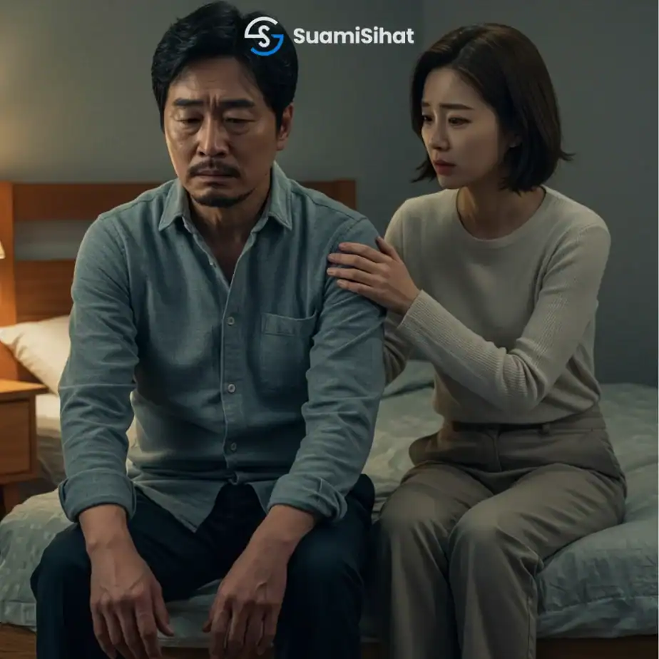 Husband-sad-becouse-Erectile-Dysfunction-(ED)