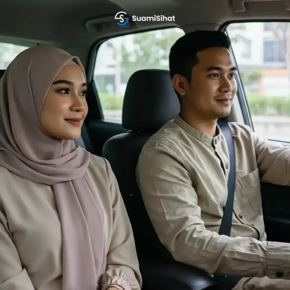 suami-ucapkan-pickupline-dalam-kereta-kepada-isteri