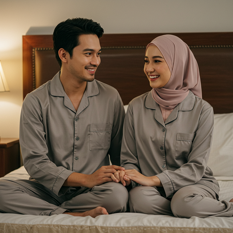 Amir lelaki stamina kuat bermesra bersama pasangan malam pertama