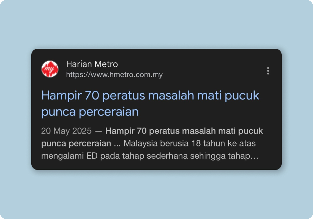 penile length in malaysia issue