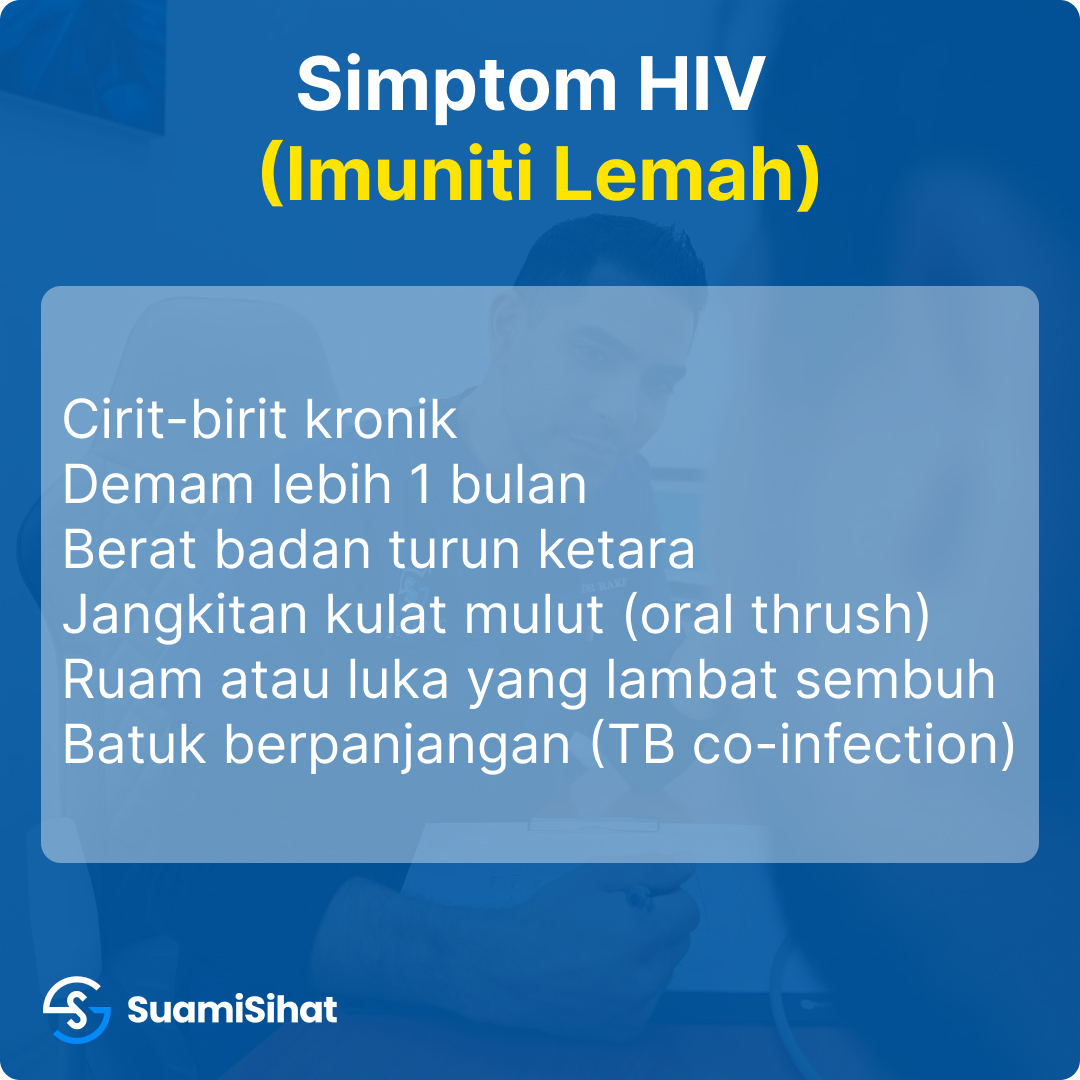 simptom hiv